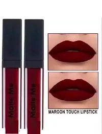 Matte Me Liquid Lipstick  Maroon  Colour Pack of 2 Piece-thumb1