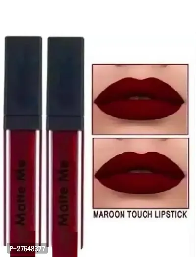 Matte Me Liquid Lipstick  Maroon  Colour Pack of 2 Piece-thumb2