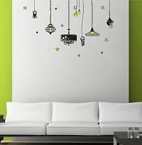 Abstract Hanging Lamps Lights Wall Sticker  116X73 Cm-thumb2