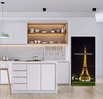 ADVAIT Design Decorative Eiffel Tower Vinyl Fridge Cover Decorative Sticker (120 CmX60Cm )-thumb2