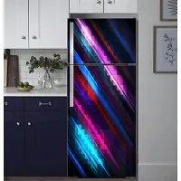 Advait Designs Abstract Design Colourfull Design Fridge Sticker Fridge Wrap Decorative Sticker (PVC Vinyl 160x60)-AD_PCFS343-thumb2