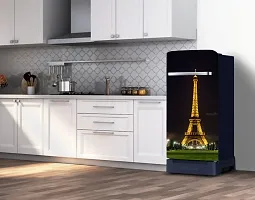 ADVAIT Design Decorative Eiffel Tower Vinyl Fridge Cover Decorative Sticker (120 CmX60Cm )-thumb3