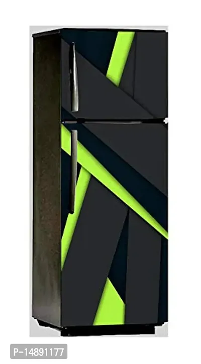 Advait Designs - Abstract Decorative 3D Black  Green Wallpaper Poster Extra Large Fridge Sticker (PVC Vinyl Covering Area 61cm X 160cm ) FD57-thumb4