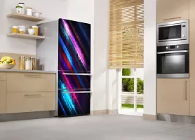 Advait Designs Abstract Design Colourfull Design Fridge Sticker Fridge Wrap Decorative Sticker (PVC Vinyl 160x60)-AD_PCFS343-thumb1