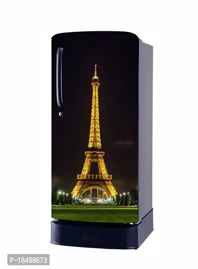 ADVAIT Design Decorative Eiffel Tower Vinyl Fridge Cover Decorative Sticker (120 CmX60Cm )-thumb5