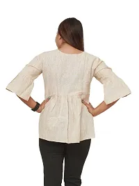 Stylish Cotton Bell Sleeves Tops  Tunics-thumb2