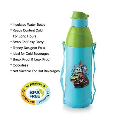 Blue print Hot Wheels Kids Water Bottle