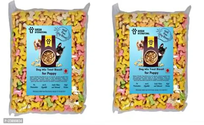 Pet Puppy Dog Biscuits Mix Flavour 2 Kg Pack Combo Premium Oven Baked Dog Treat Chicken 2 Kg Dry New Born Dog Food