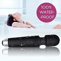 Rechargeable Body Massager for Women and Men / Handheld Waterproof Vibrate Wand Massage Machine with 20 Vibration Modes - 8 Speeds-thumb1