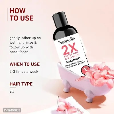 2 X Faster Hair Growth with Hibiscus, Rose, and Onion for Strengthen and Strong Hair- 100m-thumb2