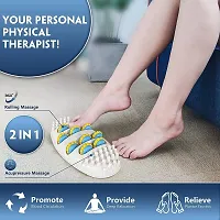 MD'S Home Manual Foot Roller Massager Body Stress Buster  Acupressure Point Device Relaxation Health Care Product for Foot massage and Pain Relief Legs Massager Feet Massager Roller, White-thumb4