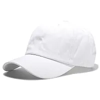 White Sports Cap For Mens  Womens-thumb1