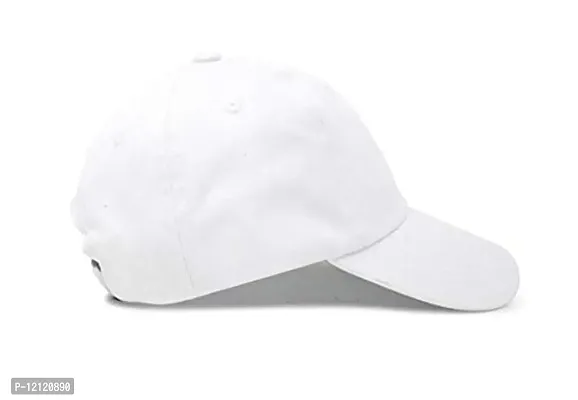 White Sports Cap For Mens  Womens-thumb3