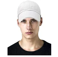 White Sports Cap For Mens  Womens-thumb3