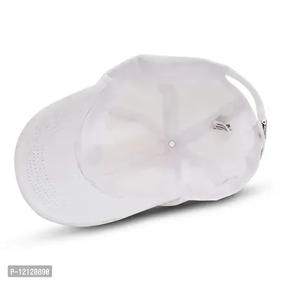 White Sports Cap For Mens  Womens-thumb5