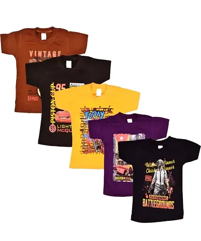 T Shirt Pack Of 5 for Boys