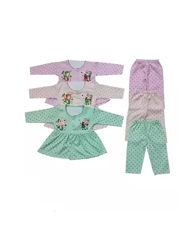 Baby Girls Casual Dress Pyjama pack of 5