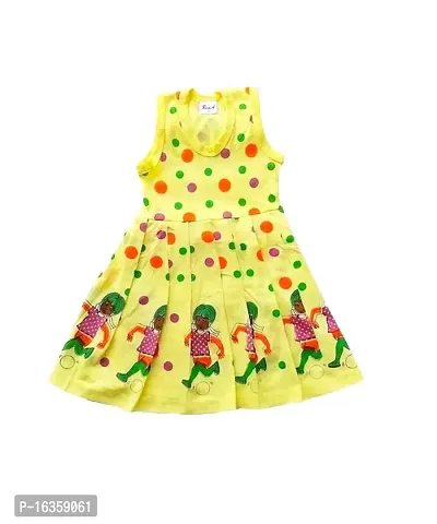 Girl's Cotton Multicolor Midi/Knee Length Sleeveless Combo Dress Pack of 03-thumb2