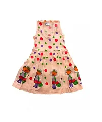 Girl's Cotton Multicolor Midi/Knee Length Sleeveless Combo Dress Pack of 03-thumb3
