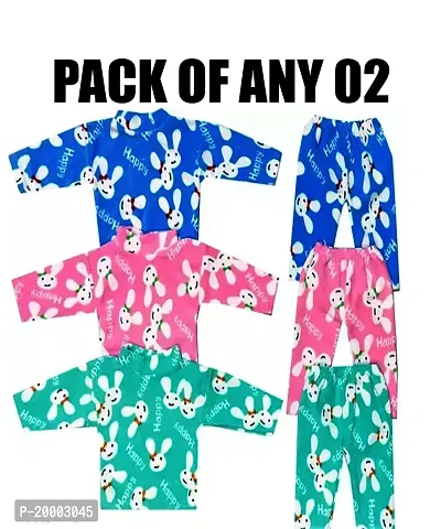 Kids Boys  Girls Fashionable Sweatshirt  Pajama pack of 02 set
