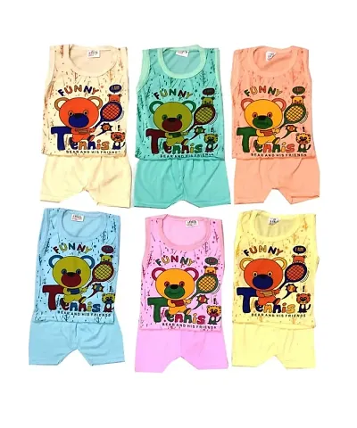 Baby Boys  Baby Girls Casual T-shirt Bottom  (Multicolor) Combo Pack