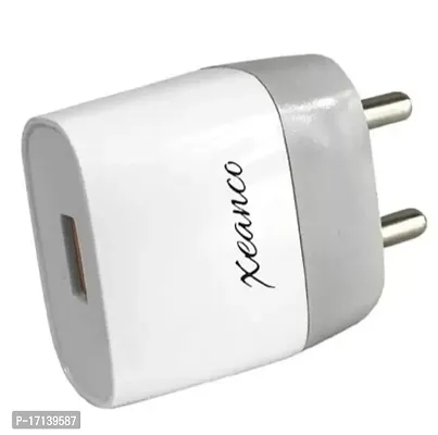 USB Fast Charger BIS Certified Made in India Wall Charger Adapter Universal Compatibility Cable Not Included White-thumb0