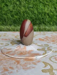 Puratan Narmada Stone Bana Shiv Lingam. Narmadeshwar Aardhanareshwar Shivling. [Size:- 2inch only]-thumb2