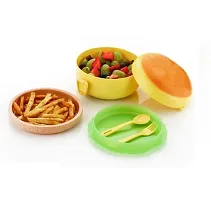 Burger Shape Leakage Proof Lunch Box-thumb4