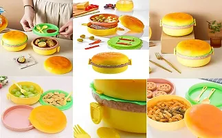 Burger Shape Leakage Proof Lunch Box-thumb1