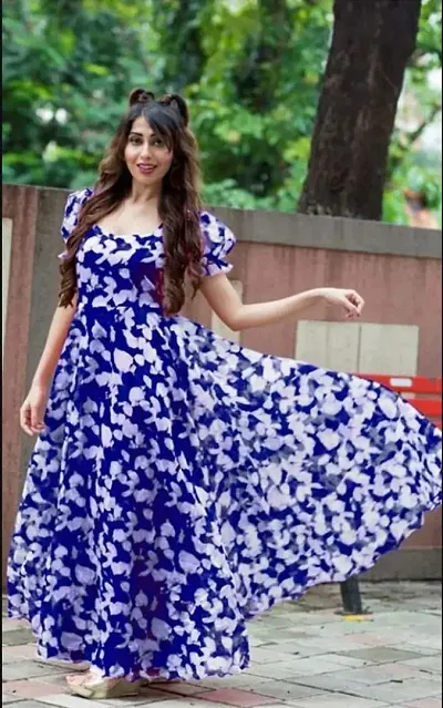 Fancy Georgette Gown For Women