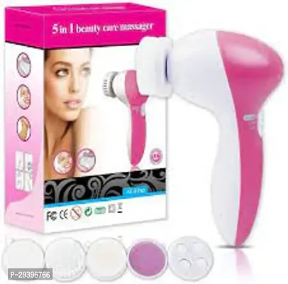 5-In-1 Smoothing Body Face Beauty Care Facial Massager, White-thumb0