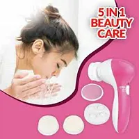 5-In-1 Smoothing Body Face Beauty Care Facial Massager, White-thumb1