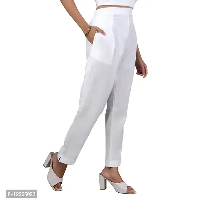 UB WOLF New JEFINE RUBBY Pant for Women (White)-thumb3