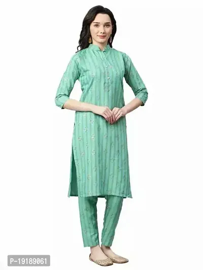 Trendy Cotton Cambric Casual Stitched Kurta For Women-thumb0