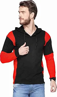 Comfortable Black Cotton Tees For Men-thumb2