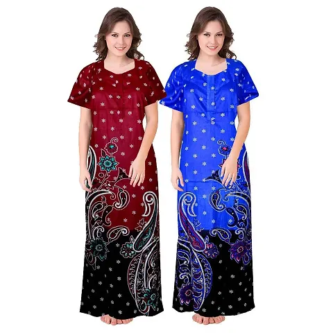 Stylish Nightdress For Women Pack Of 2