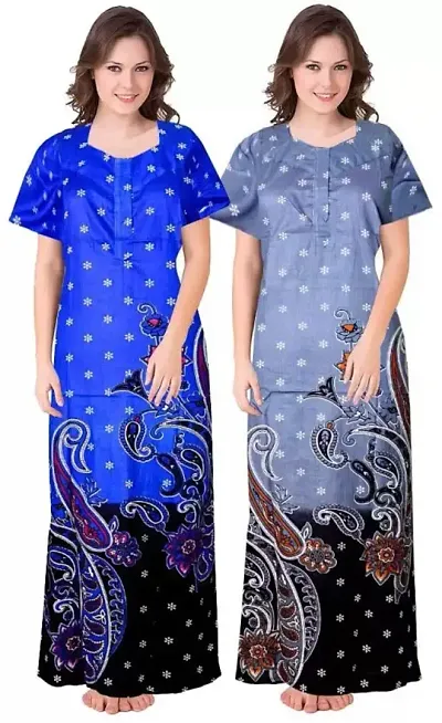 New In Cotton Nighty Set Women's Nightwear 