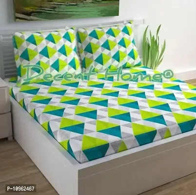 Fancy Microfiber Printed Bedsheet with 2 Pillow Covers