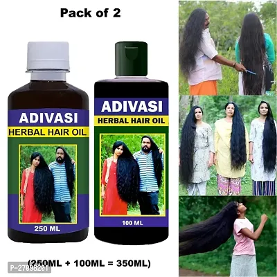 New Adivasi Hair Oil 350ml All Type of Hair Problem Herbal Growth Hair Oil  0.01