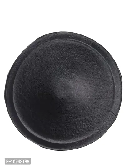 Women's Foam Cotton Round Shape Bra Cup Pad in Black Color (34, 2)-thumb5