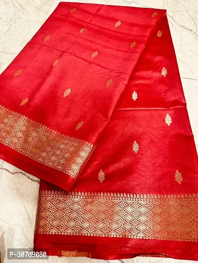 Stylish Silk Cotton Saree with Blouse Piece-thumb0