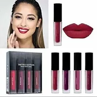 Waterproof Longlast SensationaL Liquid Matte Mini Lipsticks Combo Of 8-thumb1