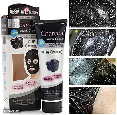 Anti-Blackhead Oil-Control Bamboo Charcoal Mask Cream For All Skin Tone-thumb0