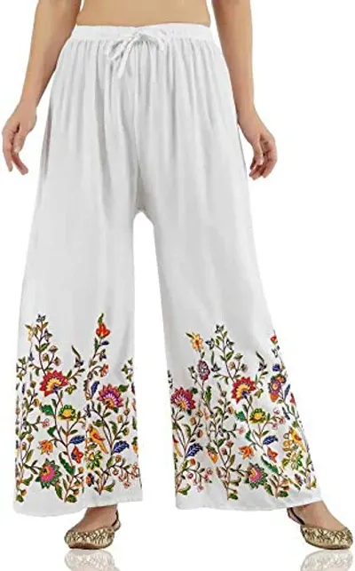 Fashion Floral Print Palazzo for Women