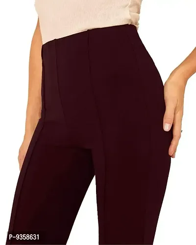 Multicoloured Cotton Blend Elasticated Trousers   Capris For Women-thumb4