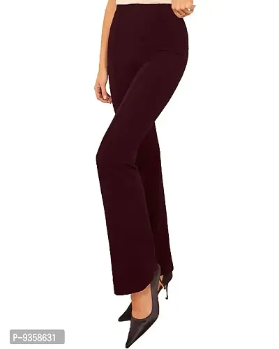 Multicoloured Cotton Blend Elasticated Trousers   Capris For Women-thumb5