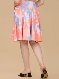 Stylish Multicoloured Polyester Printed Skirts For Women-thumb1