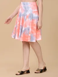 Stylish Multicoloured Polyester Printed Skirts For Women-thumb2