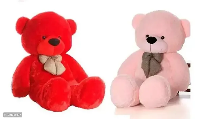 2 Feet Combo Teddy Bear Red.Pink