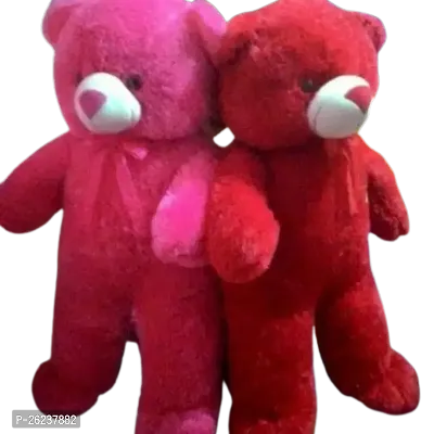 Vstargallery Multicolor Teddy Bear for Kids  Girls - 2 Feet(Combo 2 Teddy bear_)-thumb0